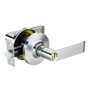 Cylindrical keyed handle leverset door lock