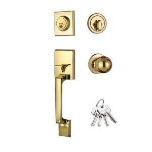 front door lock handle lockset