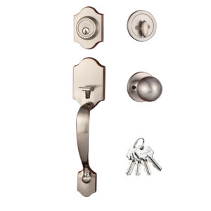 front gate handle lock set